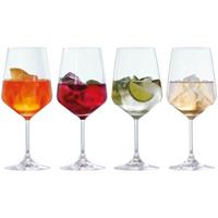 SPIEGELAU Summer Drinks Gläser 4er Set Weißweingläser transparent