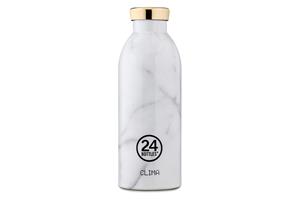 24bottles Clima Fiets Bidon - Carrara Wit