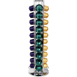 Koffiecups Standaard Voor Nespresso Rond - 40 Capsules - Chroom