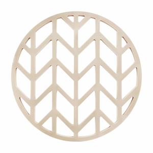 Krumble Siliconen Pannenonderzetter Rond Met Pijlen Patroon - Beige