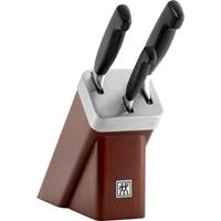 Zwilling Messerblock Vier Sterne SharpBlock, 4-teilig, dunkelbraun