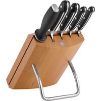 Zwilling Messerblock Pro, natur, 6-tlg., schwarz/braun