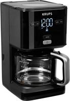 Krups Filterkaffeemaschine Smart'n Light KM6008, 1,25l Kaffeekanne, 24-Stunden-Timer, Automatische Abschaltung, Digital-Display
