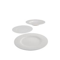vivo Villeroy & Boch Group Geschirr-Set Basic White Starter-Set, weiß, 18-teilig (18-tlg), 6 Personen, Porzellan