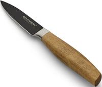 ECHTWERK Schälmesser »Classic«, aus hochwertigem Stahl, Obst- & Gemüsemmeser mit Griff aus Rosenholz, Black-Edition, Klingenlänge: 8,8 cm