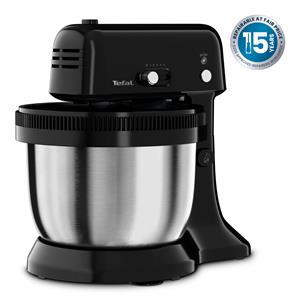 Tefal Küchenmaschine Oh My Cake QB1108, 300 W, 4 l Schüssel, sehr kompakt, Auto-Rotation