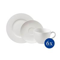 Vivo Villeroy & Boch Group Kaffee Set 18tlg für 6 Personen »Basic White«