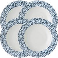 LAURA ASHLEY BLUEPRINT COLLECTABLES Suppenteller »Floris«, (4 Stück), Porzellan, tief, 22 cm