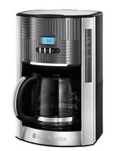 Russell Hobbs Filterkaffeemaschine Geo Steel 25270-56, 1,5l Kaffeekanne, Papierfilter 1x4
