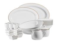 MÄSER Geschirr-Set »PROFESSIONAL DINING«, Porzellan, Set: Zubehör-Set, Porzellan, 24-teilig