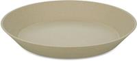 Koziol Suppenteller »CONNECT PLATE«, (4 Stück), aus biozirkulärem Kunststoff + FSC Holz, 100% recycelbar, spülmaschinengeeignet, melaminfrei, 100%made in Germay CO² neu