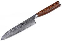 GRÄWE Santoku-Damastmesser »HAMMERSCHLAG«