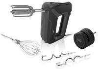 Eta Handmixer LENTO Black 305190000, 550 W, mit 2 langen Rührhaken, 2 Knethaken, einem Schneebesen und einem Messerschleifer