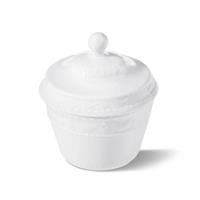 KPM Berlin KPM Kurland Weiß Zuckerdose 0,18 l