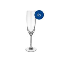 Villeroy & Boch OCTAVIE Champagnerglas 4er Set Sektgläser transparent