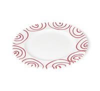 Gmundner Keramik Rotgeflammt Dessertteller / Frühstücksteller Gourmet d: 18 cm / h: 1,8 cm