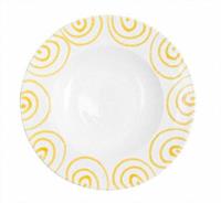 Gmundner Keramik Gelbgeflammt Pastateller Gourmet d: 29 cm / h: 4,5 cm