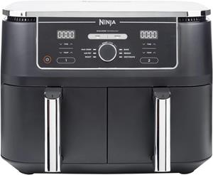 Ninja Heißluftfritteuse Foodi AF400EU Dual Zone, 2470 W, Airfryer, 2470 W, Kapazität: je 1,4 kg incl. 2 x Knusperblech