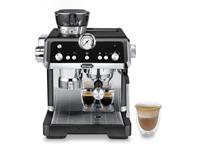 Delonghi De'Longhi Espressomaschine La Specialista Prestigio EC9355.BM, Siebträger mit integriertem Mahlwerk und smarten Funktionen für den Barista zu Hause, 19 bar, Schwarz, inkl. 250g Kimbo Cl