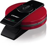 Cloer Wafelijzer 1633V Valentine's Edition - waffle maker - Rood