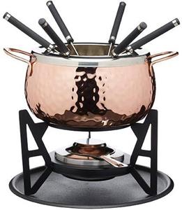 Artesà Fondue "Artesà", handgefertigt, mit Kupfereffekt