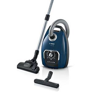 BOSCH Bodenstaubsauger BGB75X494, Serie 8, blau, 650 Watt, mit Beutel, inkl. Hartbodendüse, extra langes Kabel, leise