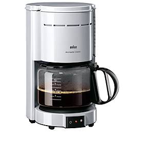 Braun Hausgeräte KF47/1WH ws - Coffee maker with glass jug KF 47/1 Classic ws