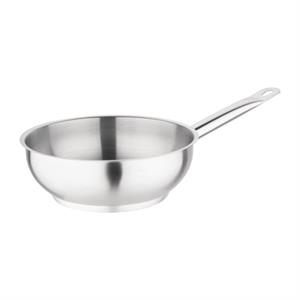 Vogue RVS inductie conische sauteuse 20cm