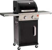 Grillchef by Landmann Triton 2.0 zwart gasbbq - Gasbarbecue - Barbecue - Grill - inklapbare werkbladen - geschikt voor 8 personen