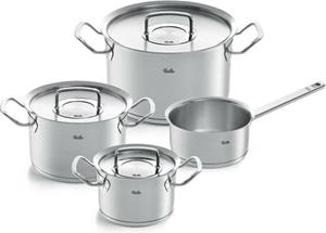 Fissler Original-Profi Collection 2022 Pannenset met Steelpan en RVS Deksels, 4-delig