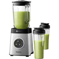 Philips Blender HR3655/00 ProBlend 6 3D-technologie, 2 liter glazen pot, 2 drinkflessen