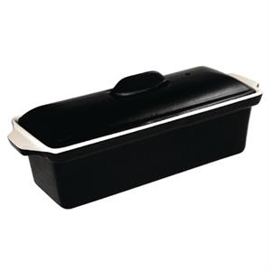 Vogue Terrinenform aus Gusseisen schwarz 1,7L