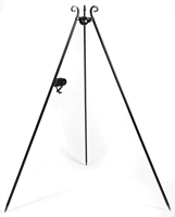 Dreibein mit Kurbel aus Rohstahl 180 cm