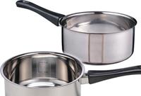 HI Stiel-Kasserolle Sylt Edelstahl Kochtopf Stieltopf Induktion Milch Topf 1 L