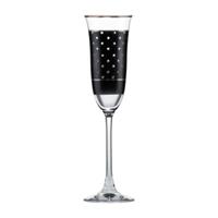 Goebel Sektglas Maja von Hohenzollern - Design Dots schwarz/weiß