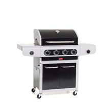 Barbecook - Gasgrill Siesta 412 Black Edition mit Deckel Thermometer leistungsstark