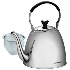 Klausberg Fluitketel Kettle - 1 Liter - Rvs