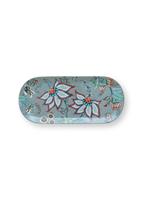 Pip Studio Taartplateau - Lichtblauw - Flower Festival - 33.3x15.5cm