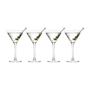 van Well Cocktailglas Martini, (Set, 4 tlg.), 260 ml, im Geschenkkarton, 4-teilig