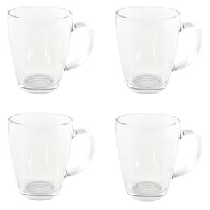 Bellatio 8x Stuks Theeglazen/koffieglazen Bolvormig 350 Ml - Koffie- En Theeglazen