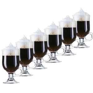 Arcoroc 6x Irish Coffee Glazen Transparant Opal 240 Ml - Koffie- En Theeglazen