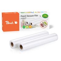 Peach Vakuumierfolie PH100, 2 Rollen 28x300cm, 2x90 mic, 7-lagig