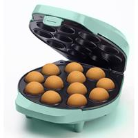 bestron Cakepop-Maker im Retro Design, 700 W, inklusive Cake-Pop-Butler, Gabel & 12 Cake-Pop-Sticks, mit Antihaftbeschichtung, Farbe: Mint