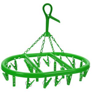 Droogcarrousel/droogmolen groen met 20 knijpers 33 x 50 cm -