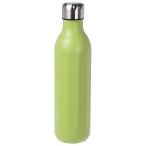 Excellent Houseware RVS thermosfles / isoleerfles voor onderweg 500 ml appeltjesgroen -