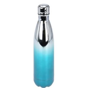 Excellent Houseware RVS thermosfles / isoleerfles voor onderweg 500 ml metallic turquoise -