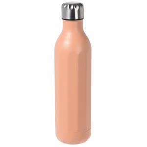 Excellent Houseware RVS thermosfles / isoleerfles voor onderweg 500 ml pastel oranje -