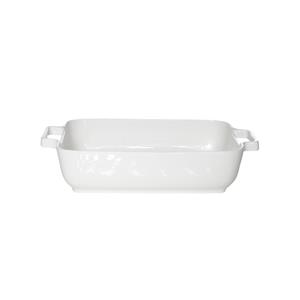 Cosy & Trendy Witte ovenschaal met handvatten 24 x 19 cm rechthoekig -