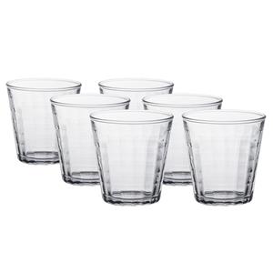 Duralex 6x Drinkglazen/waterglazen Prisme Transparant