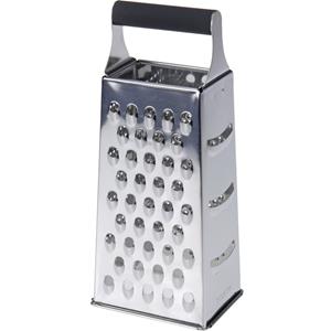 Rasp 4-zijdig met soft-touch handvat 24 cm - Keuken/kookbenodigdheden - Keukengerei - Groentes raspen - Keukenraspen - Rasp 4-zijdes